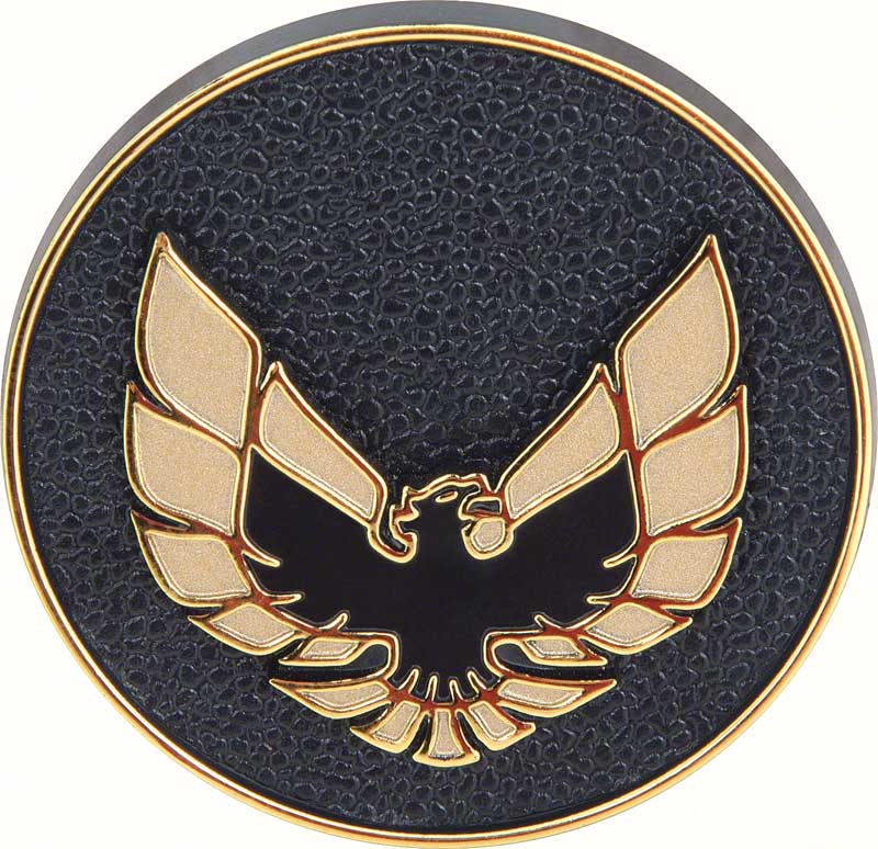 OER 3063896 1970-1981 Pontiac Firebird Window Handle Emblem Black/Gold