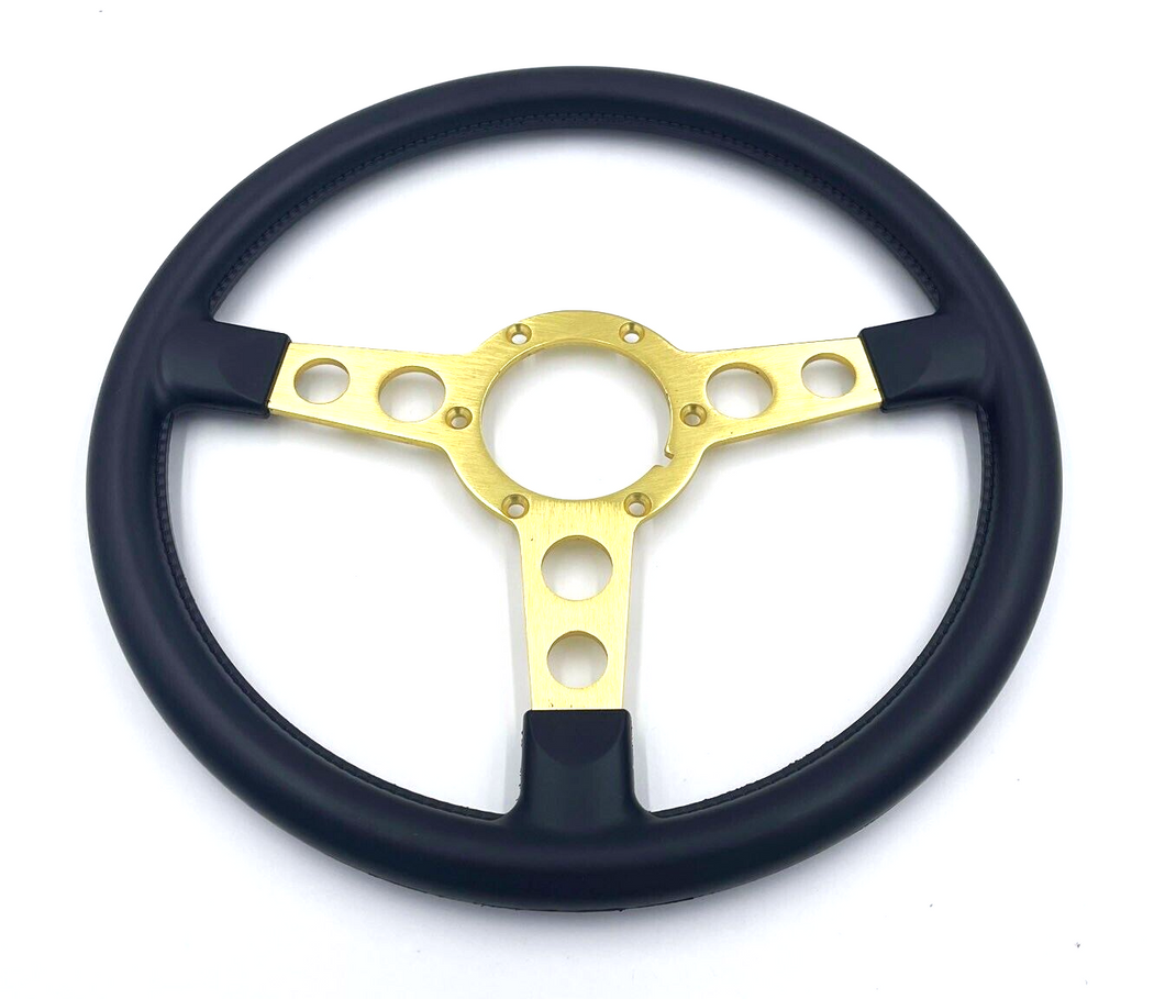 Gold Spoke Thin Grip Formula Steering Wheel For 1969-1981 Firebird/Trans AM