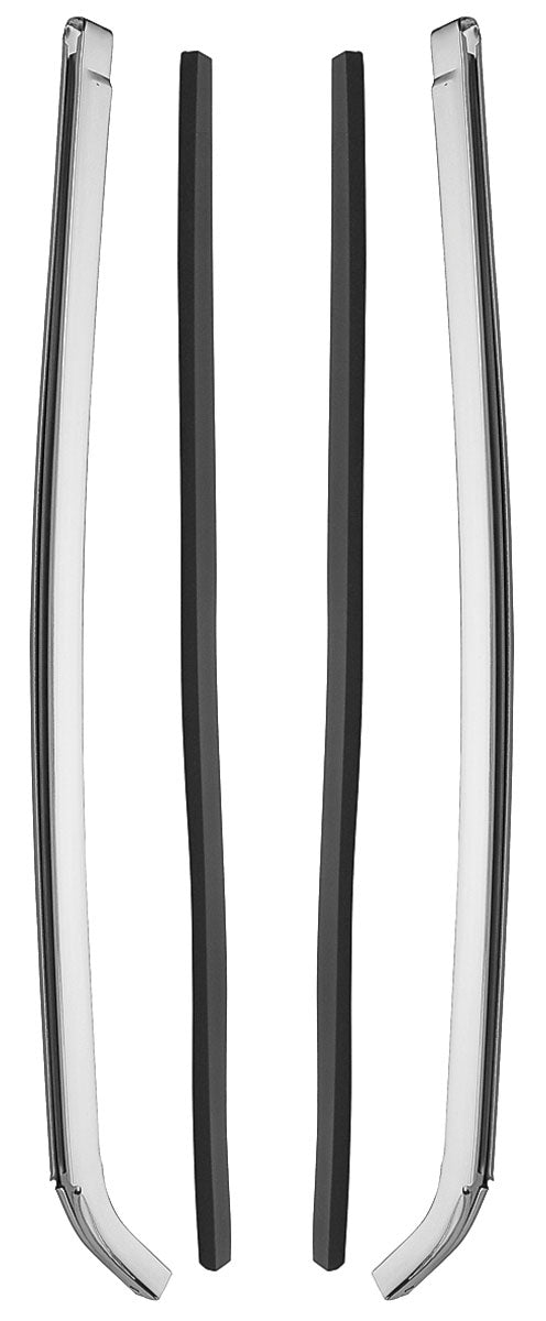 RestoParts Quarter Window Molding Set 1966-1967 GTO Chevelle 442 Cutlass Skylark