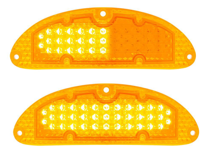 United Pacific Sequential LED Parking Light Set For 1955 Chevy Bel Air 150 210