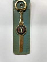 Load image into Gallery viewer, NOS Key Mate 1627 Colorcrest Gold Plated Key Blank For 1967 Pontiac Models
