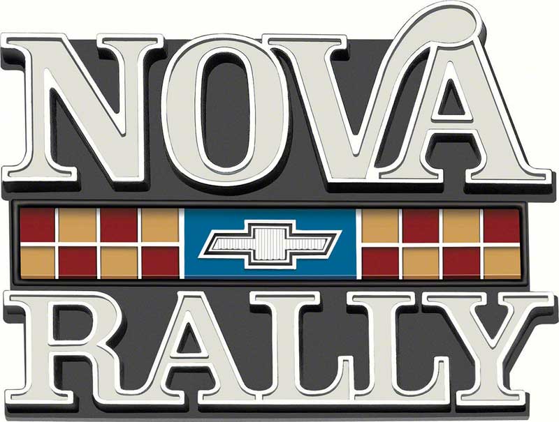 1977-79 Nova Rally Fender Emblem Lh/Rh