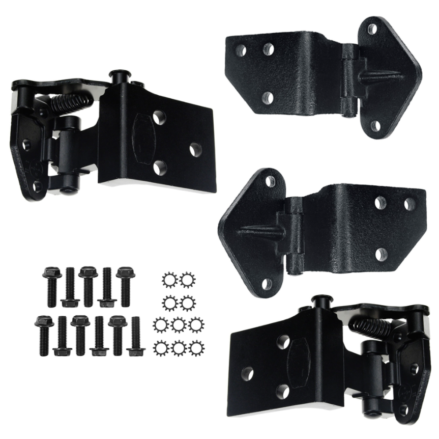 OER Complete Upper and Lower Door Hinge Set 1969-1970 Mustang and Cougar