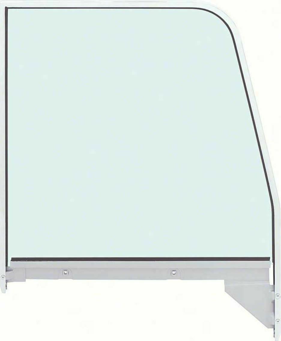 OER 15020 Right Hand Tinted Door Glass With Frame 1955-1959 Chevy and GMC Truck