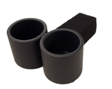 Load image into Gallery viewer, Madrid Black Plug and Chug Ashtray Drink Holder 1969 Firebird and Camaro
