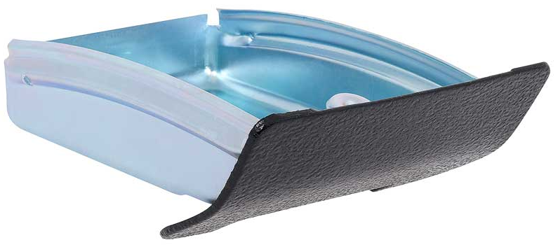 OER Black Pebble Grain Face Dash Ash Tray For 1967 Chevy Camaro Models