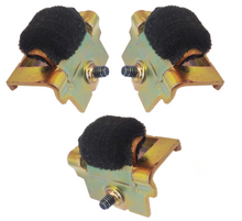 Load image into Gallery viewer, OER Window Glass Guide Bracket Set With Felt 1970-1981 Firebird/Trans AM/Camaro
