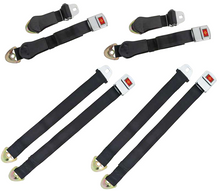Load image into Gallery viewer, OER 4 Piece Deluxe Seat Belt Set For 1965-1966 Nova Chevelle Bel Air Impala
