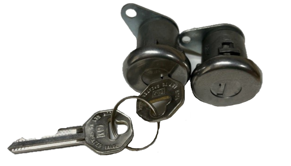 Door Lock Set With Keys For 1961-1966 Corvette & 1959-1964 Oldsmobile Full Size