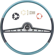Load image into Gallery viewer, OER R62013 Two Tone Blue Steering Wheel Kit 1962 Chevy Impala SS
