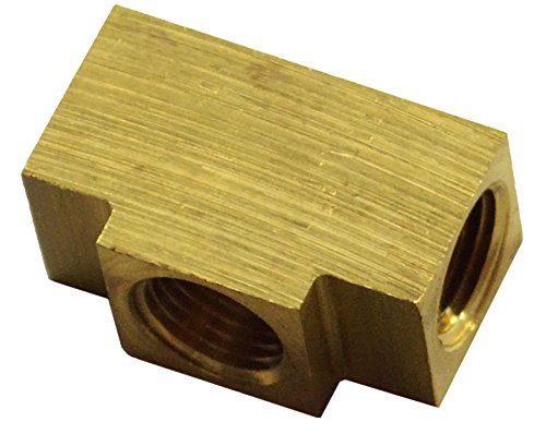 Brass Brake Tee with 3/8