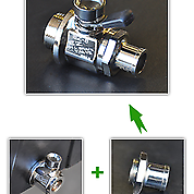 Load image into Gallery viewer, EZ Drain H-001C2 Straight Adapter Hose End Chevrolet Impala El Camino
