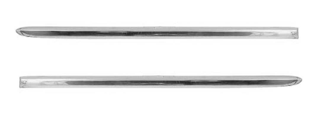 OER Stainless Steel Front Fender Molding Set For 1955 Chevy Bel Air Models