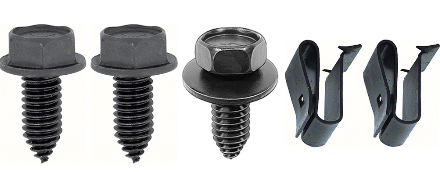 OER Fan Shroud Bracket Hardware Mounting Kit For 1967-1969 Firebird and Camaro