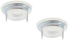 Load image into Gallery viewer, OER Clear Door Lock Knob Ferrule Set For 1965-1967 Impala Bonneville &amp; Catalina
