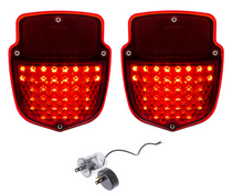 Load image into Gallery viewer, United Pacific 38 LED Tail Light Assembly Set 1953-1956 Ford Trucks
