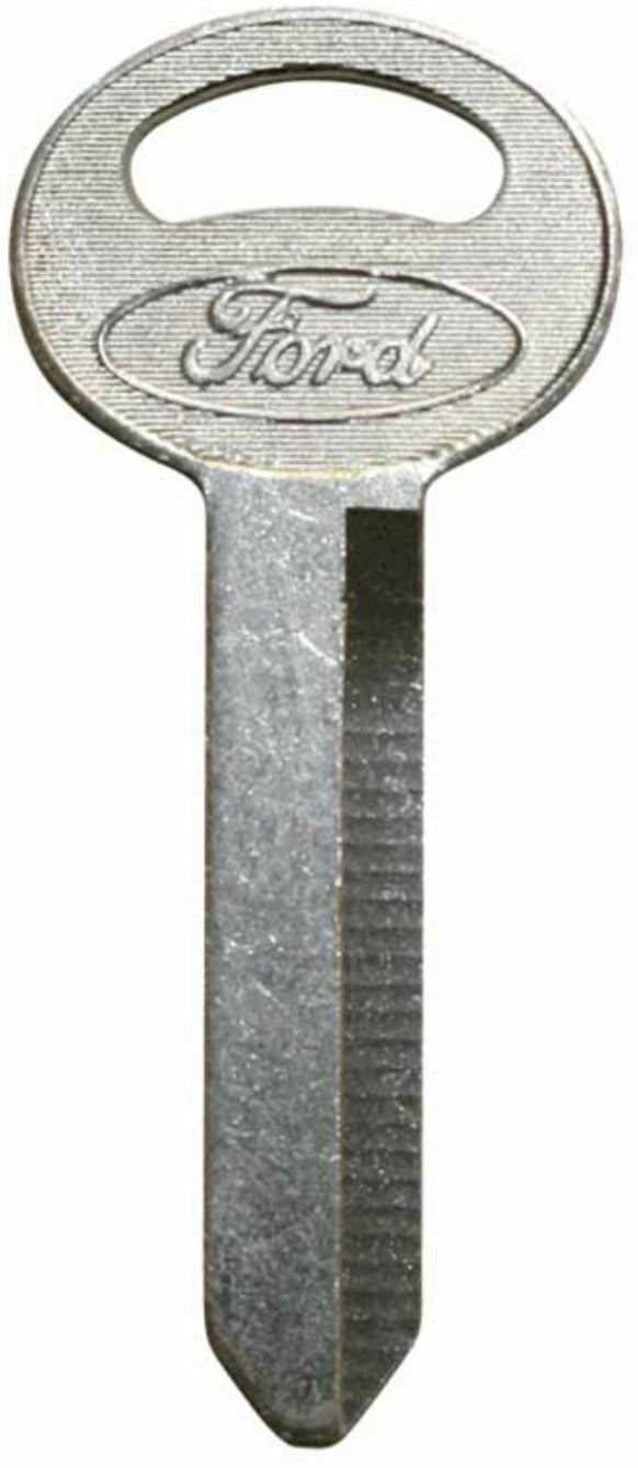 Ford Oval Key Blank 1965-1977 Galaxie Fairlane Mustang Bronco Galaxie Cougar