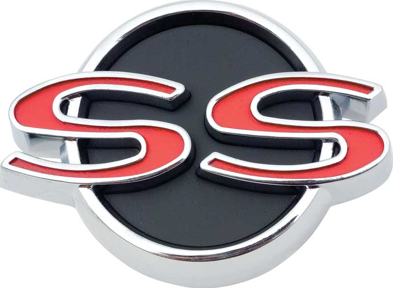 OER Zinc Diecast SS Grille Emblem With Hardware For 1966 Chevy II Nova Models