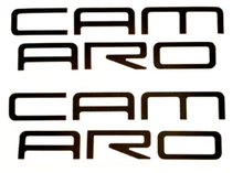 Load image into Gallery viewer, Flat Black Front Lettering Inlay Decal For 1998-2002 Chevy Camaro Models
