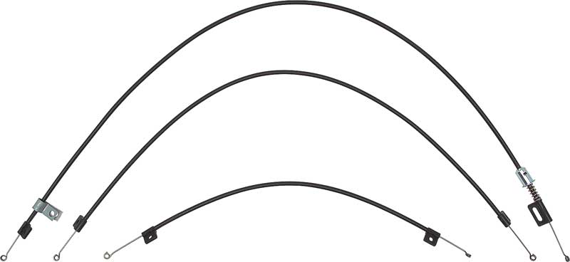 OER AC and Heater Control Cable Set 1969 Chevy Camaro 1969-1974 Chevy II Nova