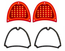 Load image into Gallery viewer, United Pacific Bright LED Tail Light Set For 1957 Chevrolet Bel Air 150 and 210
