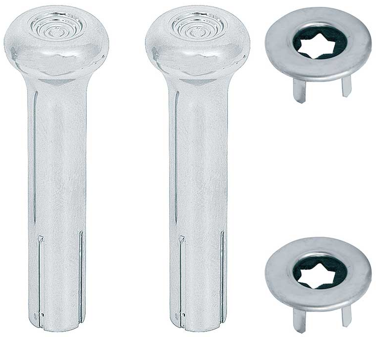 OER Chrome Door Lock Knob Set For 1971-1972 Impala Bonneville Firebird Catalina