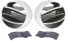 Load image into Gallery viewer, OER Chrome Dash AC Vent Ball Set For 1967-1968 Camaro and Firebird Models
