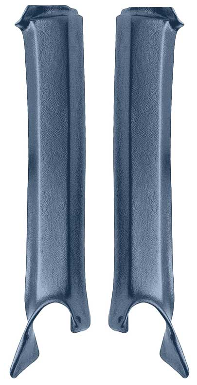 OER Teal Blue Pillar Post Molding Set For 1968 Firebird and Camaro Convertibles