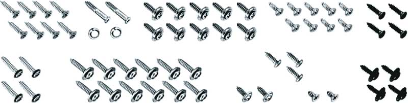 66 Piece Interior Screw Set For 1978 Chevy Camaro Models