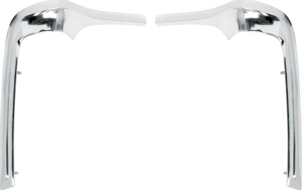 OER Headlamp Eyebrow Molding Set 1968-1972 Chevrolet Chevy II Nova
