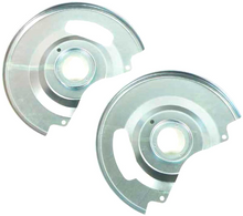 Load image into Gallery viewer, OER Front Disc Brake Backing Plate Set 1971-1986 Chevy and GMC Trucks 1/2 Ton
