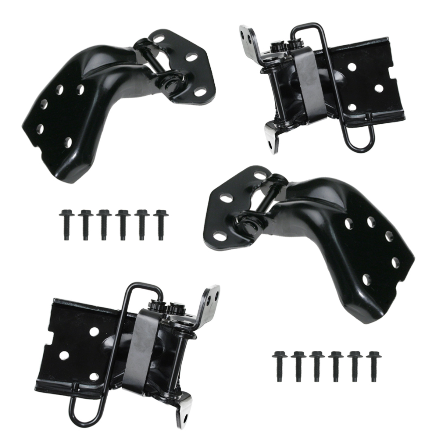 OER Complete Upper and Lower Door Hinge Set 1971-1973 Mustang and Cougar