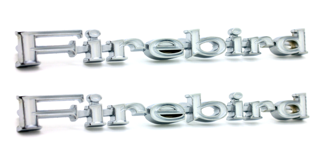 Diecast Front Fender Emblem Set For 1969 Pontiac Firebird Made in the USA