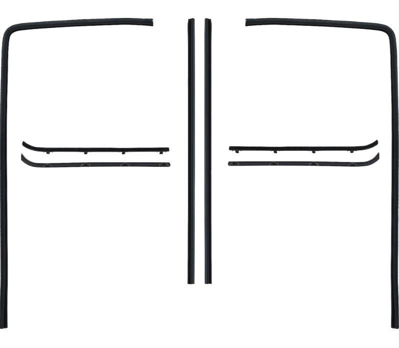 OER Glass Run and Window Felt Weatherstrip Set For 1960-1963 Chevy and GMC Truck
