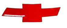 Load image into Gallery viewer, Red Front Bowtie Overlay Decal For 2010-2013 Chevy Camaro Models
