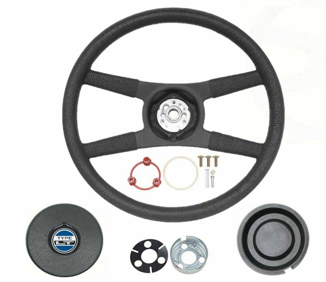 OER 4-Spoke Steering Wheel Kit Rope Wrap 1977-1981 Camaro Nova Corvette Vega
