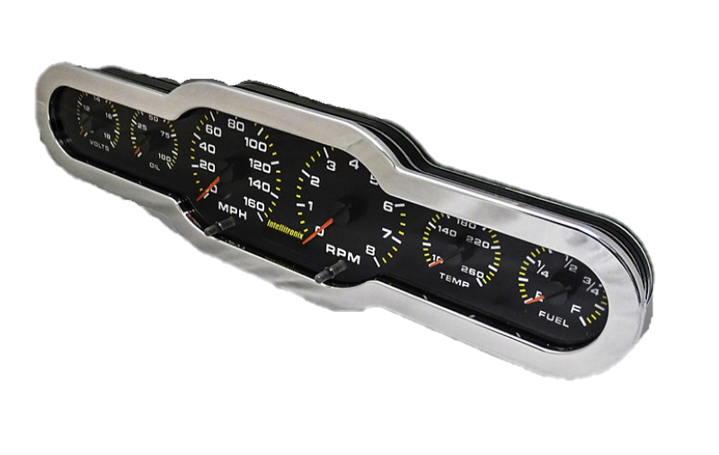 Universal 6 Gauge Analog Cluster Panel Hotrod Musclecar Custom Builds ...