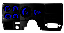 Load image into Gallery viewer, Intellitronix Blue LED Bar Digital Gauge Cluster Panel 1973-1987 Chevy Trucks
