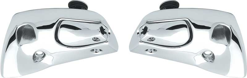 OER Brushed Sun Visor Bracket Set For 1968-1969 Firebird and Camaro Convertibles