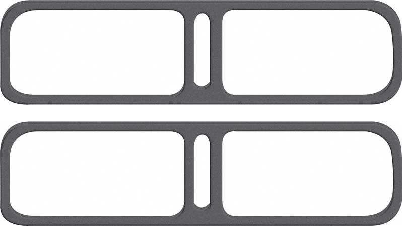 OER Tail Lamp Lens to Body Gasket Set For 1973-1974 Chevy Nova Models