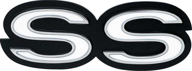 OER Zinc Diecast SS Grille Emblem For 1967-1968 Camaro and 1968-1969 Nova
