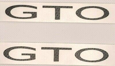 Carbon Fiber Fuel Rail Overlay Decal Set 2004-2006 Pontiac GTO Models