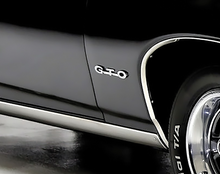 Load image into Gallery viewer, OER Zinc Diecast Chrome Front Fender Emblem For 1969 Pontiac GTO Models

