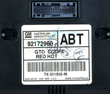Load image into Gallery viewer, Used GM 92172960 Red Hot Instrument Gauge Cluster 2004-2006 GTO 72K Miles
