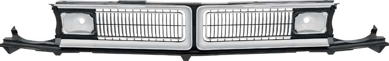 OER Black Injection Molded Front Grille For 1970-1971 Dodge Dart and Demon