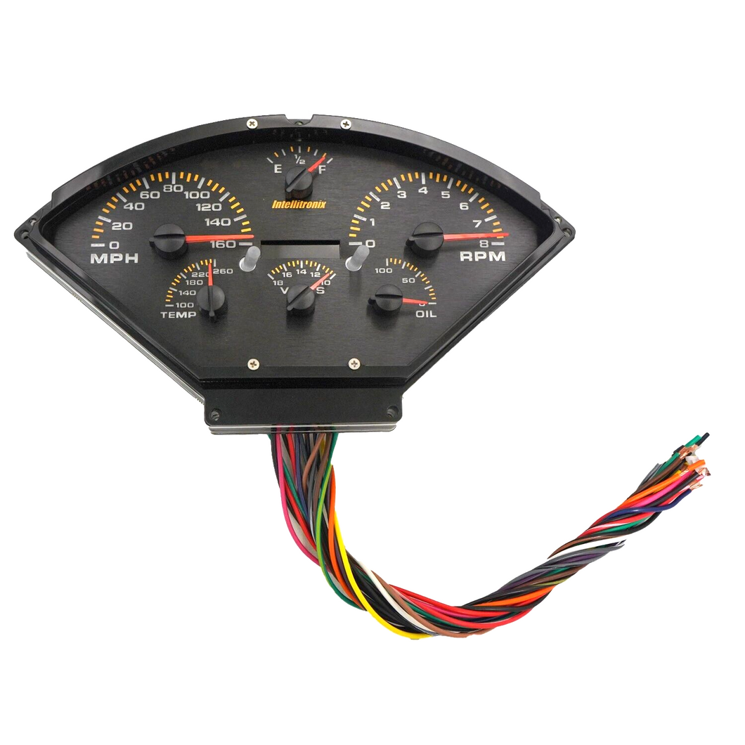 Intellitronix Analog Gauge Panel For 1955-1956 Chevy Bel Air 150 210 Nomad