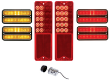 Load image into Gallery viewer, United Pacific Sequential Tail Light and Marker Lamp Set 1968-1972 Chevy Truck

