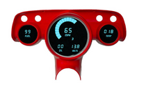 Load image into Gallery viewer, Intellitronix Teal LED Digital Gauge Cluster 1957 Chevy Bel Air 150 210 Nomad
