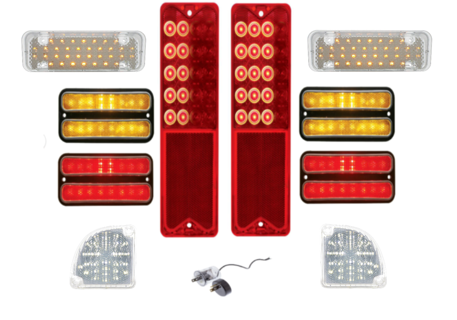 United Pacific Sequential LED Complete Light Set For 1971-1972 Chevy Trucks