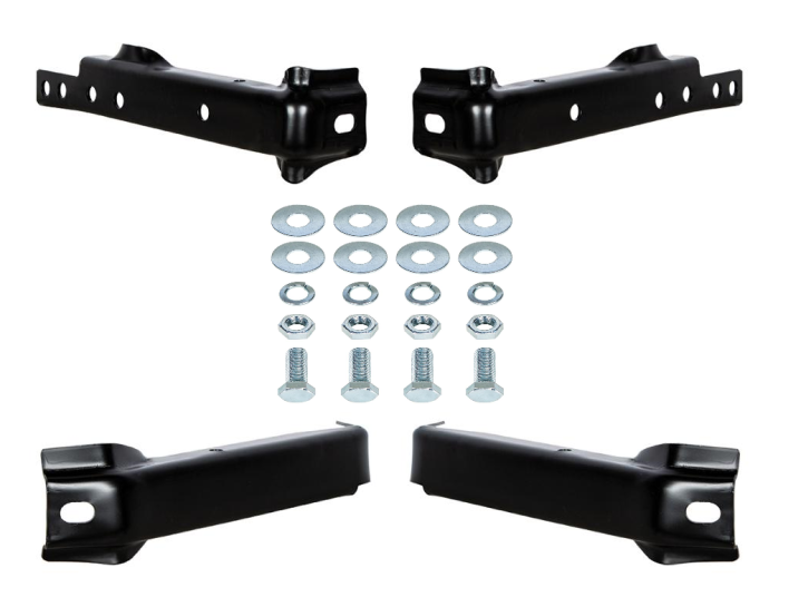 United Pacific Rear Bumper Bracket Kit 1967-1972 Chevy and GMC Pickup Trucks